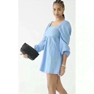 NWT J. Crew Mini Dress, Size XS | J Crew Square Neck Soft Gauze Dress